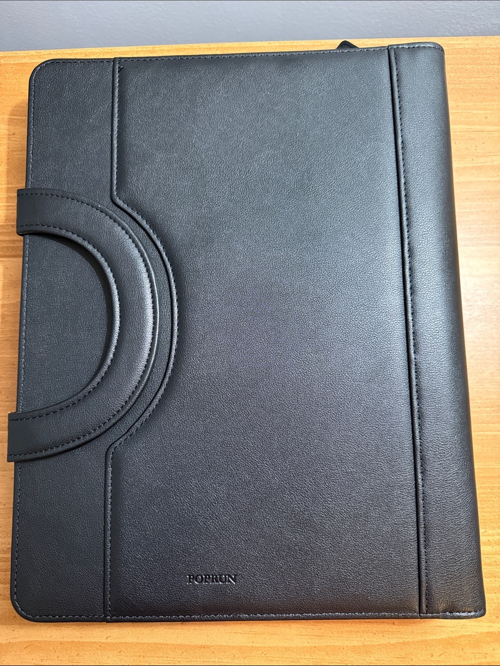 Poprun PU Leather Padfolio